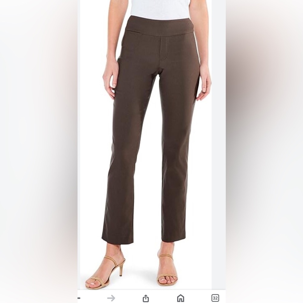MWT Nic+Zoe 2p Dark Truffle pants. First Picture is SIMILAR style and color.